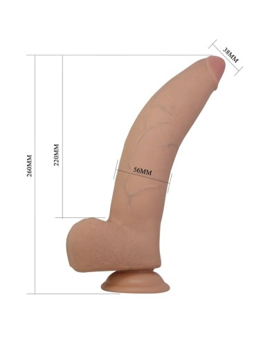 PRETTY LOVE - DILDO REALISTICO QUINLAN 26 CM Ø 5.5 CM NATURALE