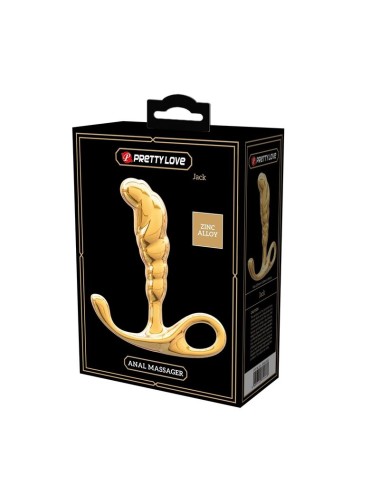 PRETTY LOVE - MASSAGGIATORE PROSTATICO IN LEGA DI ZINCO JACK