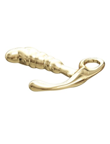 PRETTY LOVE - MASSAGGIATORE PROSTATICO IN LEGA DI ZINCO JACK, COLORE ORO