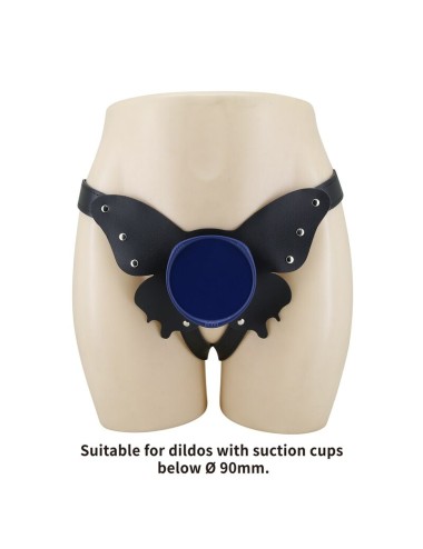 PRETTY LOVE - SLIP UNIVERSALI CON IMBRACATURA STRAP-ON NERI E BLU