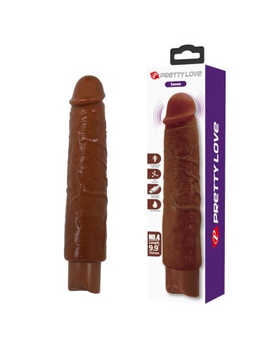 PRETTY LOVE - VIBRATORE REALISTICO GAVIN 25 CM Ø 5 CM MARRONE