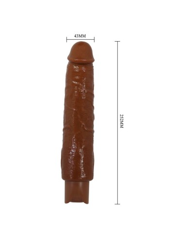 PRETTY LOVE - VIBRATORE REALISTICO GAVIN 25 CM Ø 5 CM MARRONE