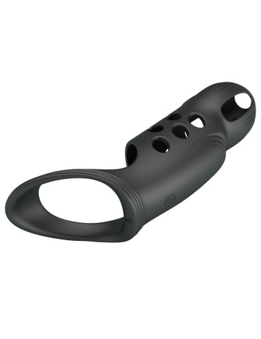 PRETTY LOVE - ANELLO PER PENE VIBRANTE RICARICABILE CRAIG NERO