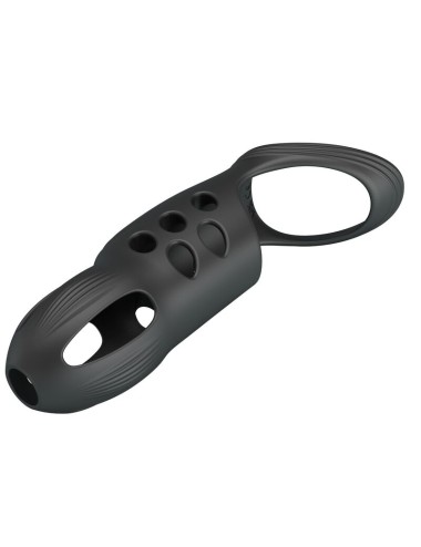 PRETTY LOVE - ANELLO PER PENE VIBRANTE RICARICABILE CRAIG NERO
