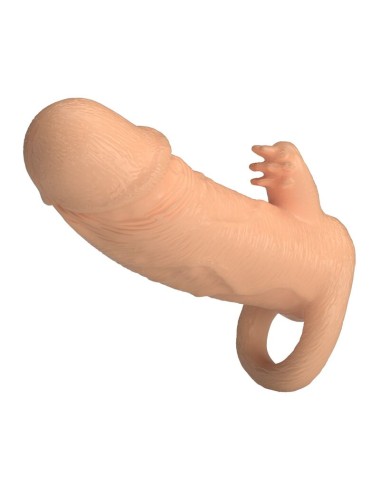 PRETTY LOVE - MANICOTTO DI ESTENSIONE DEL PENE RODERICO 13 CM Ø 3,8 CM NATURALE