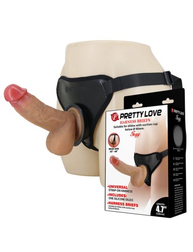 PRETTY LOVE - IMBRACATURA UNIVERSALE CON DILDO REALISTICO