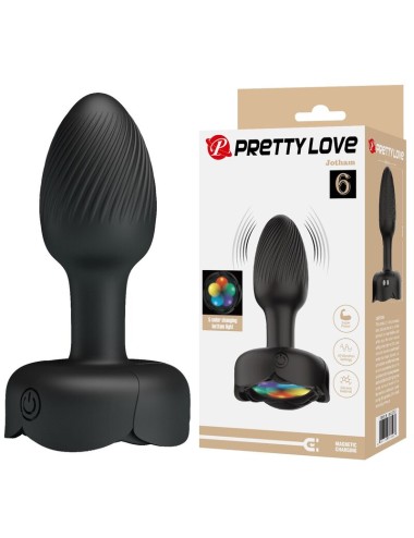 PRETTY LOVE - PLUG ANALE VIBRANTE RICARICABILE CON 10 MODALITÀ