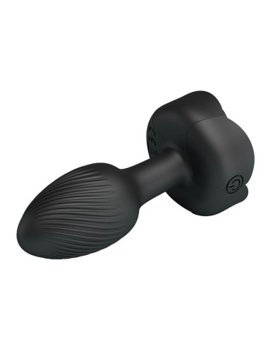 PRETTY LOVE - PLUG ANALE VIBRANTE RICARICABILE CON 10 MODALITÀ, NERO