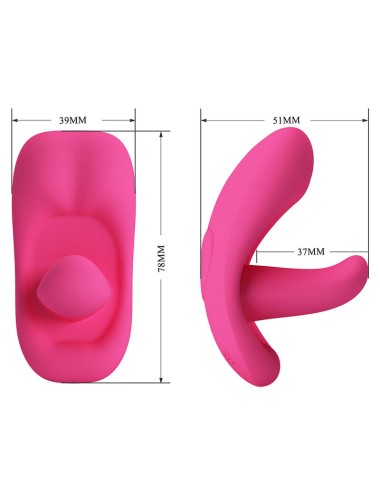 PRETTY LOVE - HAZELYNN MASSAGGIATORE ROSA CON 12 FUNZIONI E CONTROLLO TRAMITE APP