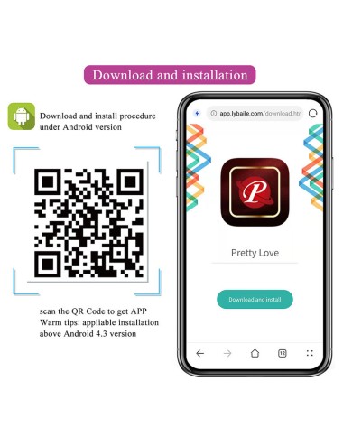 PRETTY LOVE - HAZELYNN MASSAGGIATORE ROSA CON 12 FUNZIONI E CONTROLLO TRAMITE APP