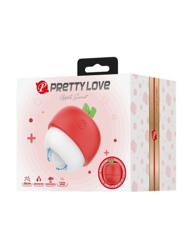 PRETTY LOVE - STIMOLATORE CLITORIDEO RICARICABILE CON EFFETTO LINGUA ROSSO