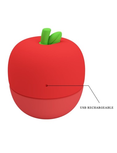 PRETTY LOVE - STIMOLATORE CLITORIDEO RICARICABILE CON EFFETTO LINGUA ROSSO