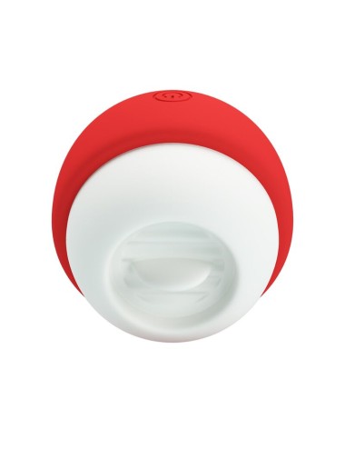 PRETTY LOVE - STIMOLATORE CLITORIDEO RICARICABILE CON EFFETTO LINGUA ROSSO