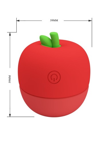 PRETTY LOVE - STIMOLATORE CLITORIDEO RICARICABILE CON EFFETTO LINGUA ROSSO