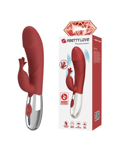 PRETTY LOVE - VIBRATORE A FORMA DI CONIGLIO IN PALISSANDRO