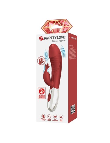 PRETTY LOVE - VIBRATORE A FORMA DI CONIGLIO IN PALISSANDRO