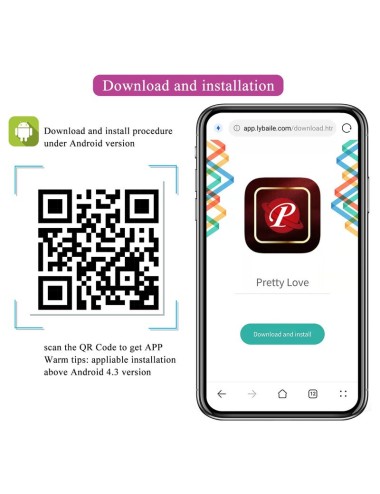 PRETTY LOVE - UOVO VIBRANTE CON CONTROLLO TRAMITE APP PULSEN, 12 FUNZIONI, RICARICABILE TRAMITE USB, ROSA