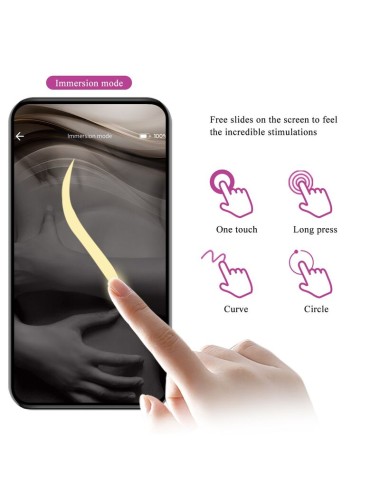 PRETTY LOVE - UOVO VIBRANTE CON CONTROLLO TRAMITE APP PULSEN, 12 FUNZIONI, RICARICABILE TRAMITE USB, ROSA