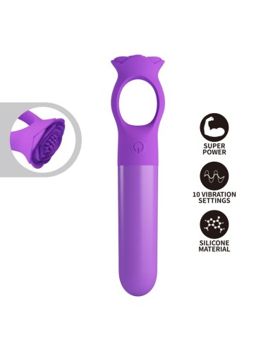 PRETTY LOVE - GIANA MINI MASSAGGIATORE VIBRANTE RICARICABILE VIOLA
