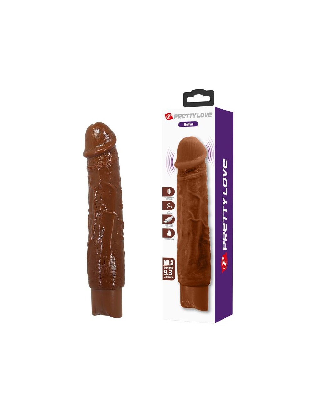 PRETTY LOVE - VIBRATORE REALISTICO DUKE 23