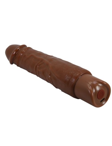 PRETTY LOVE - VIBRATORE REALISTICO DUKE 23,5 CM Ø 4,8 CM MARRONE
