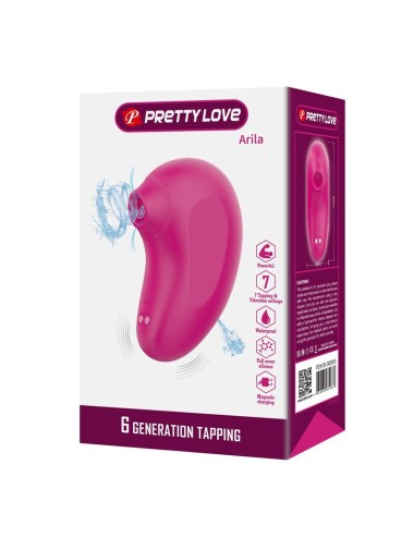 PRETTY LOVE - ARILA STIMOLATORE CLITORIDEO RICARICABILE CON VIBRAZIONE ROSA
