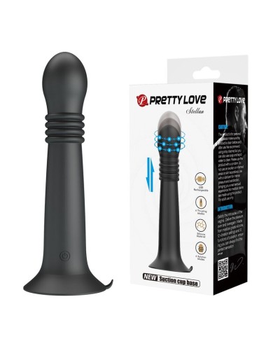 PRETTY LOVE - MASSAGGIATORE ROTANTE E SPINTA RICARICABILE TRAMITE USB STELLA
