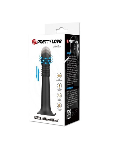 PRETTY LOVE - MASSAGGIATORE ROTANTE E SPINTA RICARICABILE TRAMITE USB STELLA