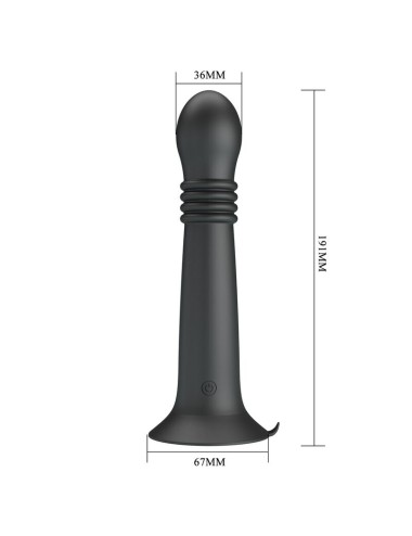 PRETTY LOVE - MASSAGGIATORE ROTANTE E SPINTA RICARICABILE TRAMITE USB STELLA