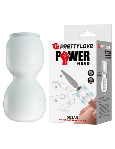 PRETTY LOVE - ACCESSORIO MASSAGGIATORE A TESTINA POTENTE SUSAN Ø 6