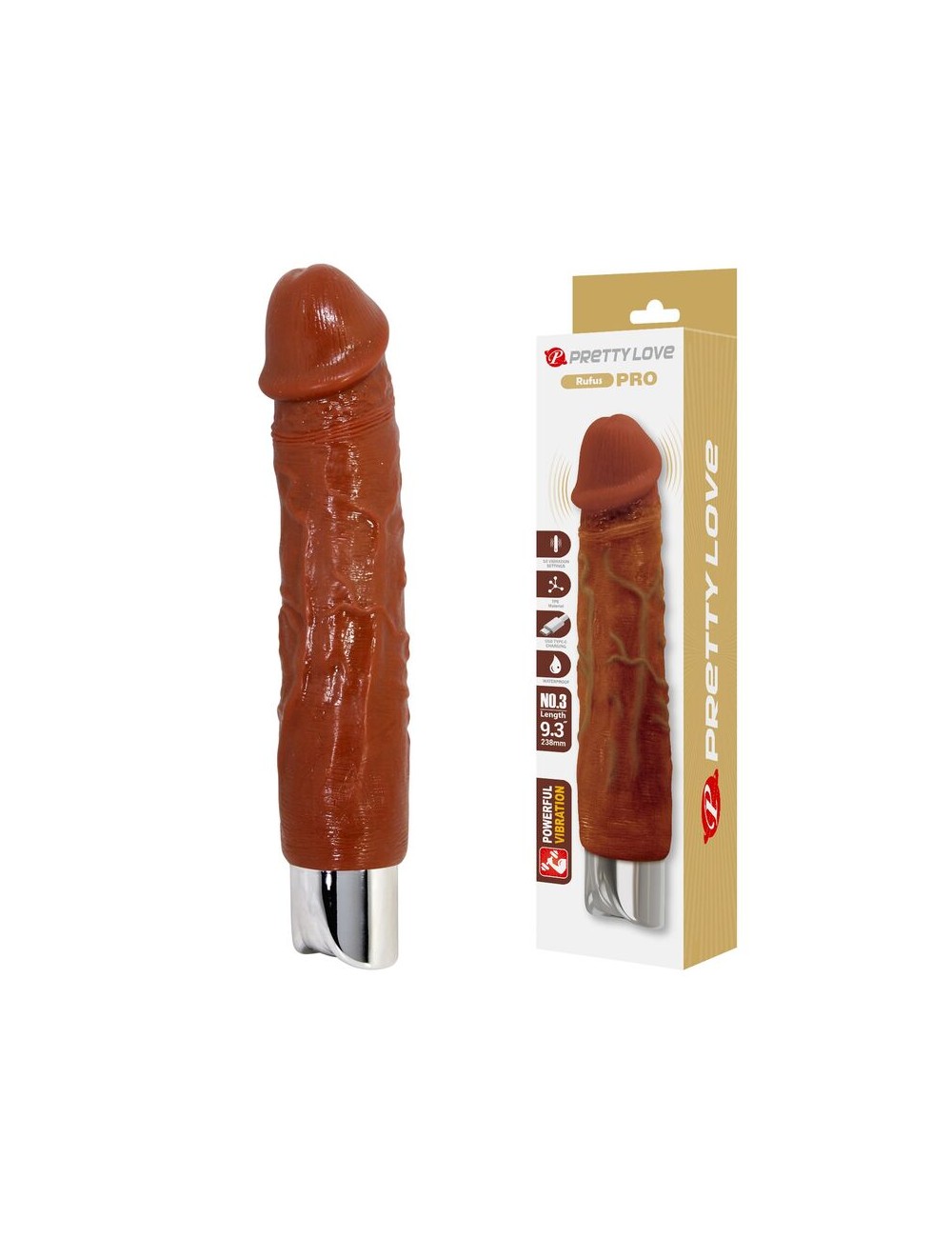 PRETTY LOVE - VIBRATORE PRO REALISTICO 23