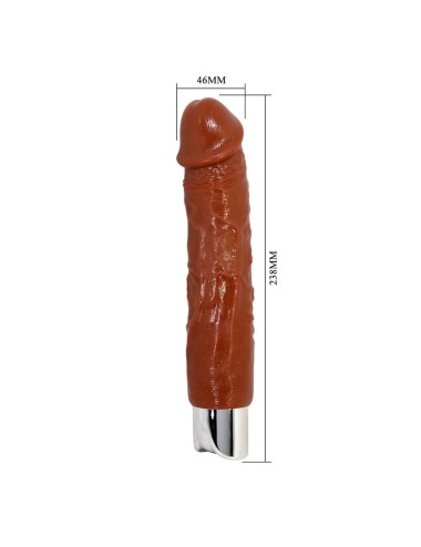 PRETTY LOVE - VIBRATORE PRO REALISTICO 23,5 CM Ø 4,8 CM MARRONE
