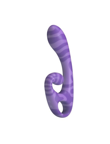 PRETTY LOVE - VIBRATORE A DOPPIA ESTIVA CON MANICO 19 CM Ø 3