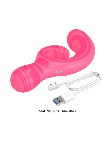 PRETTY LOVE - MASSAGGIATORE A DOPPIA ESTREMITÀ RICARICABILE TRAMITE USB VERITY