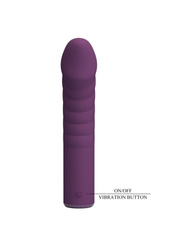 PRETTY LOVE - VIBRATORE RICARICABILE RYLAND 10 FUNZIONI VIOLA