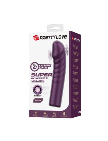 PRETTY LOVE - VIBRATORE RICARICABILE RYLAND 10 FUNZIONI VIOLA
