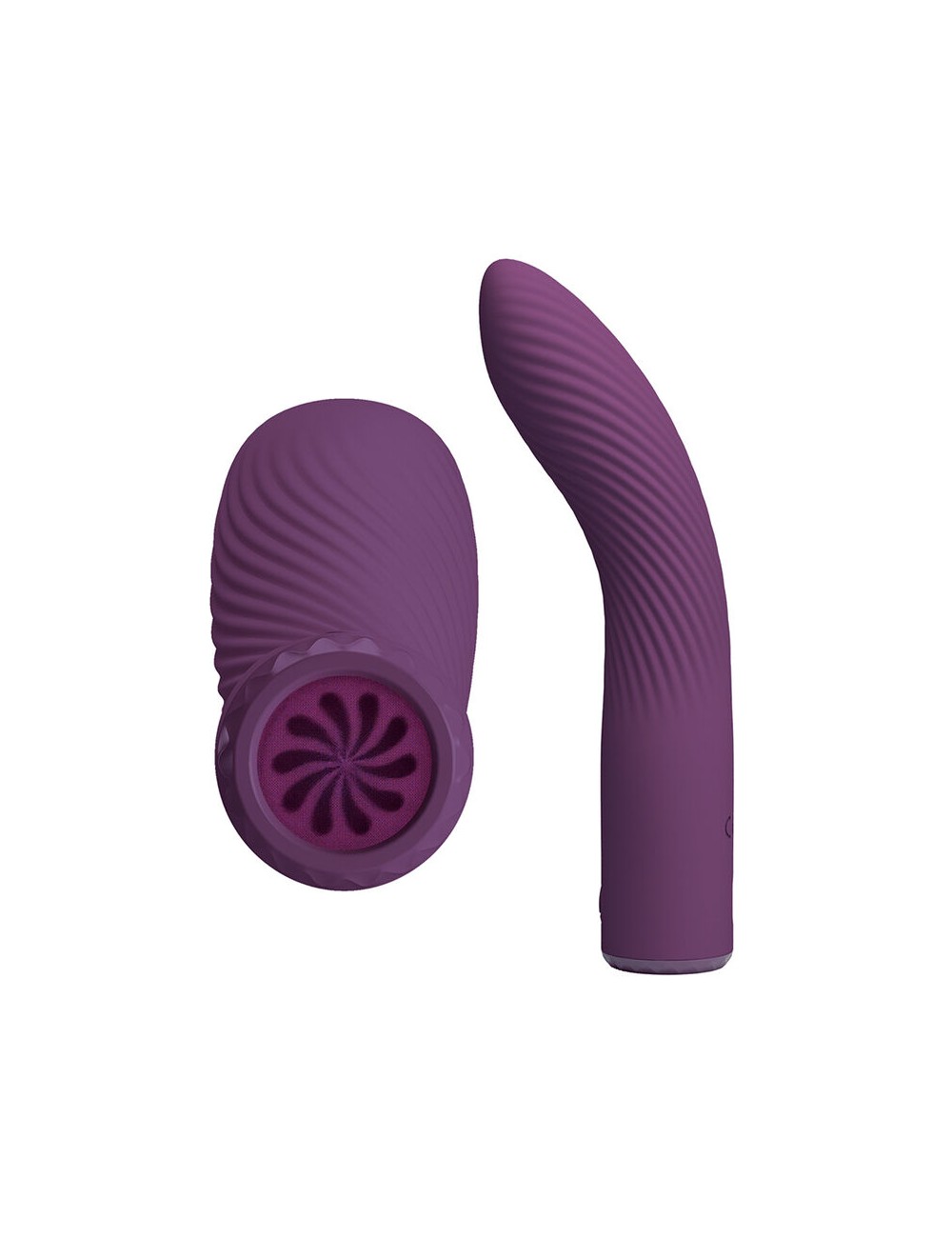 PRETTY LOVE - VIBRATORE RICARICABILE KISSELL 10 FUNZIONI VIOLA