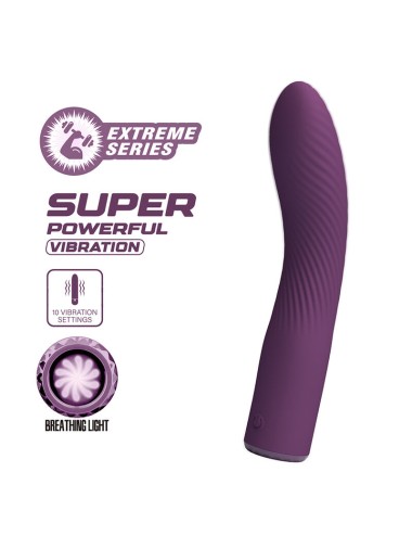 PRETTY LOVE - VIBRATORE RICARICABILE KISSELL 10 FUNZIONI VIOLA