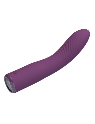 PRETTY LOVE - VIBRATORE RICARICABILE KISSELL 10 FUNZIONI VIOLA