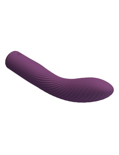 PRETTY LOVE - VIBRATORE RICARICABILE KISSELL 10 FUNZIONI VIOLA