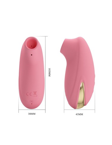 PRETTY LOVE - STIMOLATORE CLITORIDEO A SUZIONE OTIS 7 MODALITÀ ROSA
