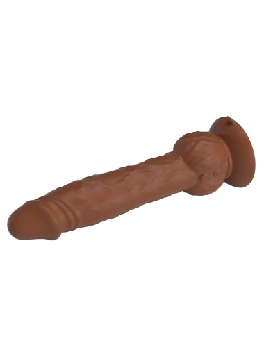 PRETTY LOVE - DILDO VIBRANTE EREN 20,5 CM Ø 4,5 CM MARRONE