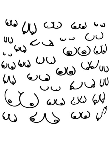 DIABLO PICANTE - SOTTOBICCHIERI QUADRATI BOOBS 10 UNIDADES