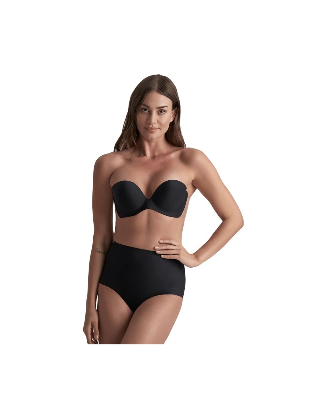 BYE-BRA - DIVA BRA SUJETADOR ADHESIVO NEGRO COPA D