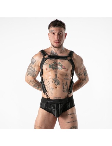 LOCKER GEAR - IMBRACATURA MILITARE COMPLETA NERA TAGLIA S/M