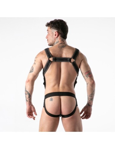 LOCKER GEAR - IMBRACATURA MILITARE COMPLETA NERA TAGLIA S/M