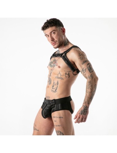 LOCKER GEAR - IMBRACATURA MILITARE COMPLETA NERA TAGLIA L/XL
