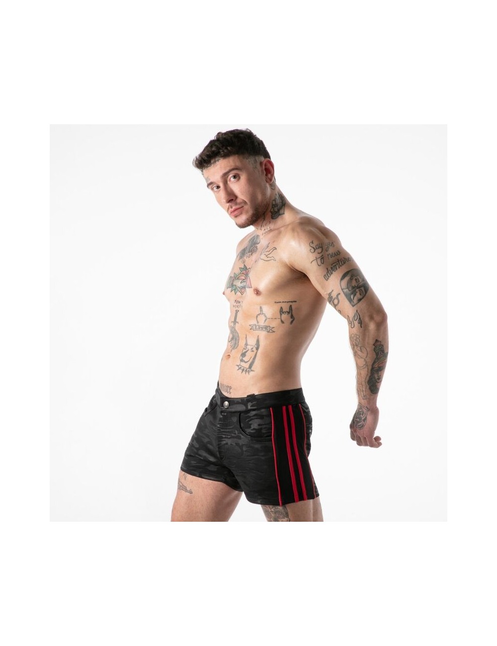 LOCKER GEAR - COMPLETO ACCESSO MILITARE CORTO ROSSO TAGLIA S