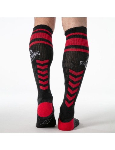 LOCKER GEAR - CALZE MILITARI AL GINOCCHIO ROSSE TAGLIA UNICA