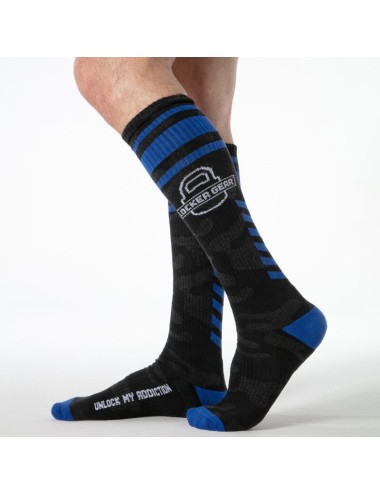 LOCKER GEAR - CALZE MILITARI AL GINOCCHIO NERE TAGLIA UNICA